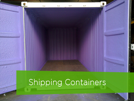 Commercial Spray Foam Insulation - Shipping Containers